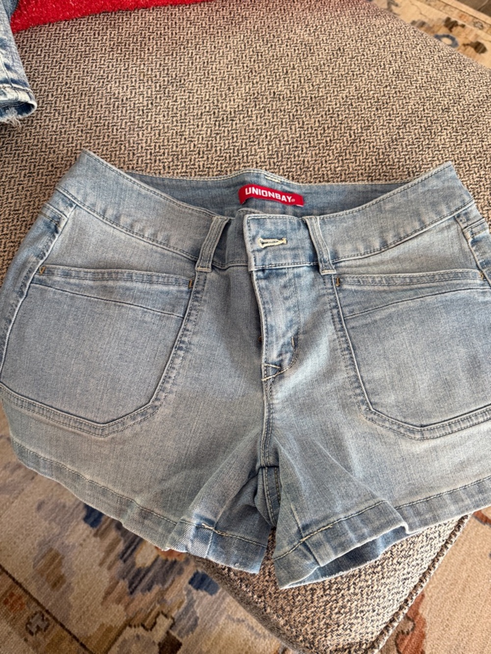 UNIONBAY Light Wash Denim Jean Shorts